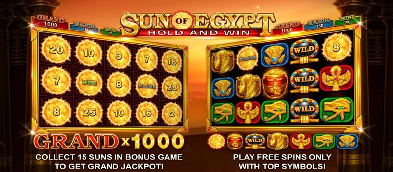 sun of egypt jackpot