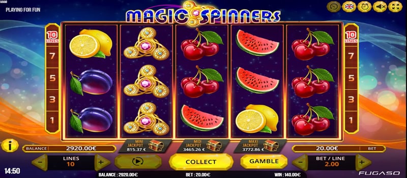 jackpot fugaso magic spinners